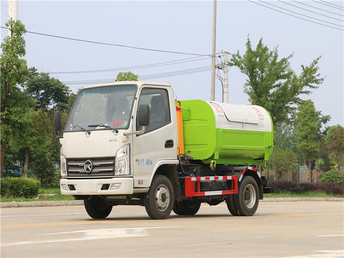 國(guó)六凱馬鉤臂垃圾車