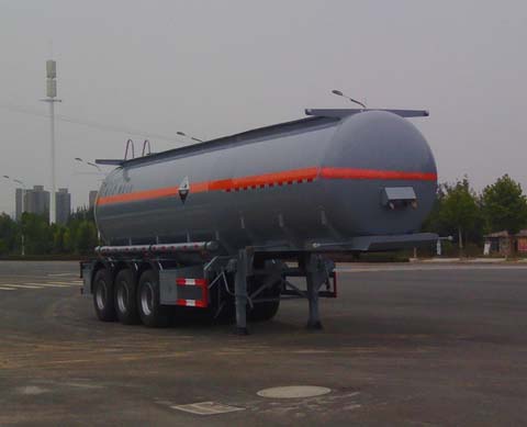 大力牌DLQ9402GFW型腐蝕性物品罐式運(yùn)輸半掛車(chē)