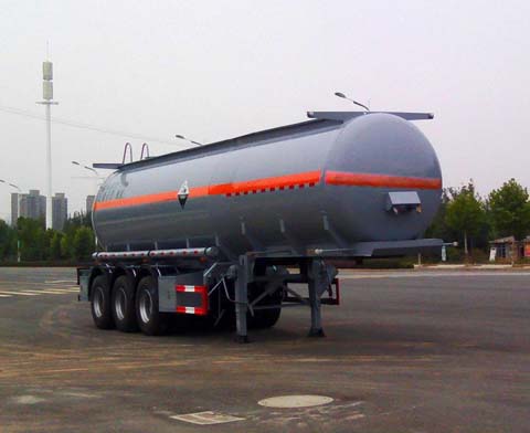 大力牌DLQ9404GFW型腐蝕性物品罐式運(yùn)輸半掛車(chē)